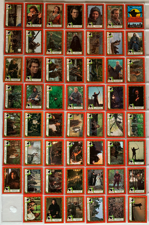 Robin Hood Movie Base Trading Card Set 55 cards / 9 Stickers. Topps 1991   - TvMovieCards.com