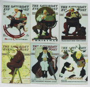 Norman Rockwell Series 2 Holiday Chromium Chase Card Set 6 Cards C1- C6 1995 - TvMovieCards.com