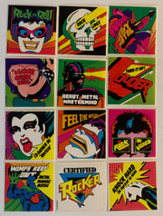 Rock Star Concert Card Set with 12 stickers 108 Vintage cards Rock n' Roll Bands - TvMovieCards.com
