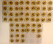 1971 Topps Rocks O' Gum Candy Lids Card Set 55-Tops NM Cartoon Comic Humor Lids - TvMovieCards.com
