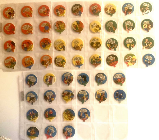 1971 Topps Rocks O' Gum Candy Lids Card Set 55-Tops NM Cartoon Comic Humor Lids - TvMovieCards.com