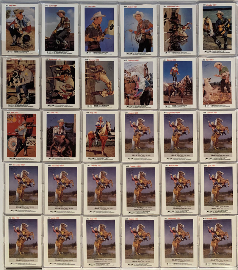 Roy Rogers Card Set King of the Cowboys Series 1 70 Cards  1992 Arrowcatch Productions   - TvMovieCards.com