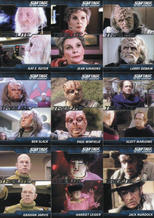 Star Trek TNG Complete Series 2 Tribute Chase Card Set T19 T36 Cards   - TvMovieCards.com