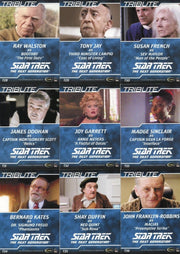Star Trek TNG Complete Series 2 Tribute Chase Card Set T19 - T36 18 Cards - TvMovieCards.com