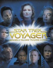 Star Trek Voyager Heroes & Villains Card Album   - TvMovieCards.com
