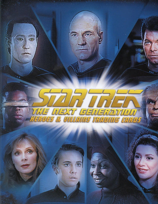 Star Trek The Next Generation TNG Heroes & Villains Card Album w/ P3   - TvMovieCards.com