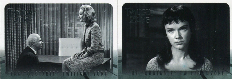Twilight Zone 4 Science and Superstition Quotable Chase Card Set Q1 - Q18   - TvMovieCards.com