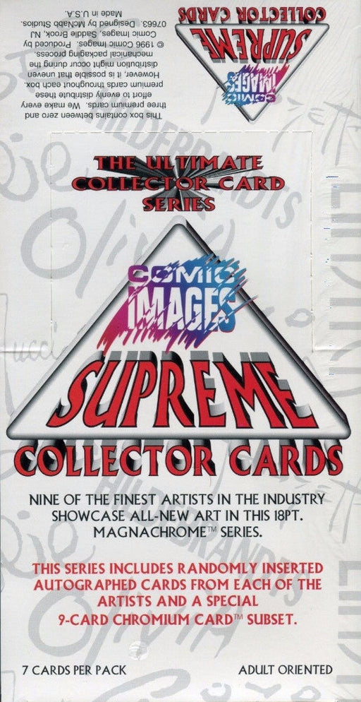 Supreme Collection Card Box 36 Packs Comic Images 1996   - TvMovieCards.com