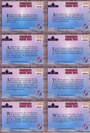 Stargate Movie Game Tips 8 Chase Card Set  TS-1 - TS-8 Collect-A-Card 1994   - TvMovieCards.com