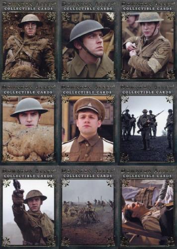 Downton Abbey Seasons 1 & 2 At War Chase Card Set 9 Cards WWI-1 - WWI-9 - TvMovieCards.com