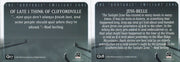 Twilight Zone 4 Science and Superstition Quotable Chase Card Set Q1 - Q18   - TvMovieCards.com