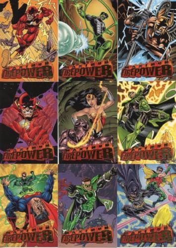 DC Outburst Maximum Firepower Embossed Chase Card Set 20 Cards Fleer 1996   - TvMovieCards.com