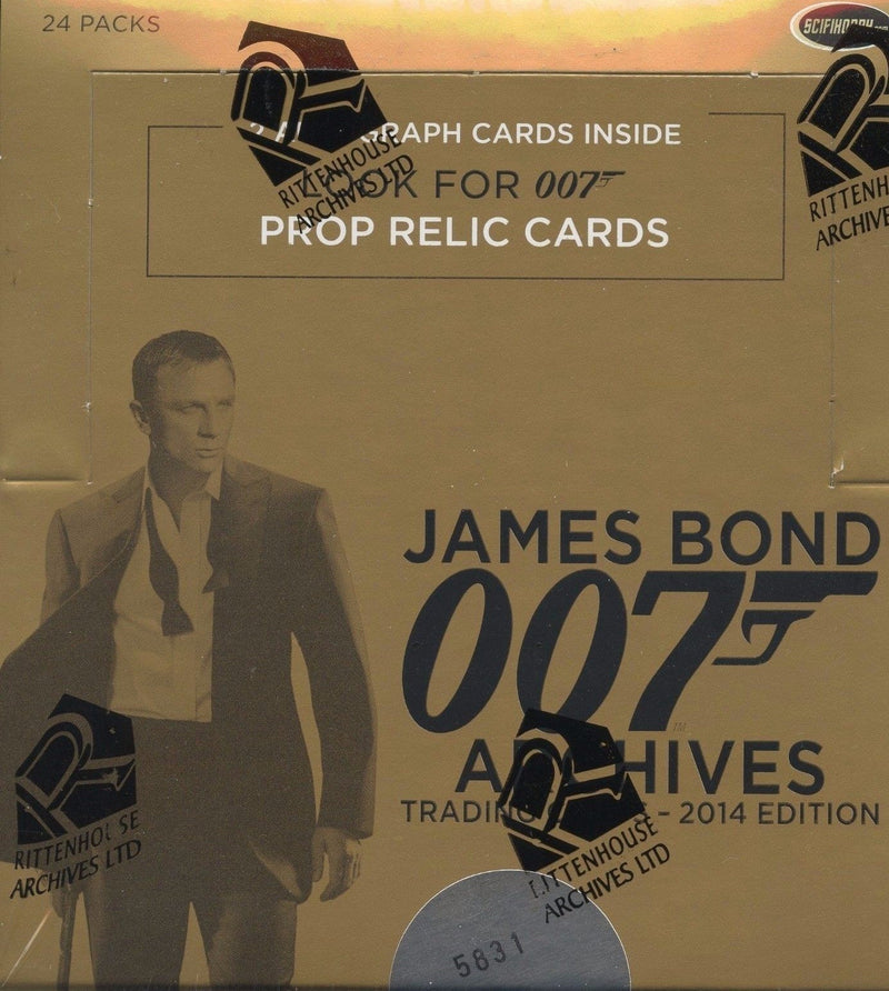 James Bond Archives 2014 Edition Card Box 24 Packs Rittenhouse Factory Sealed - TvMovieCards.com