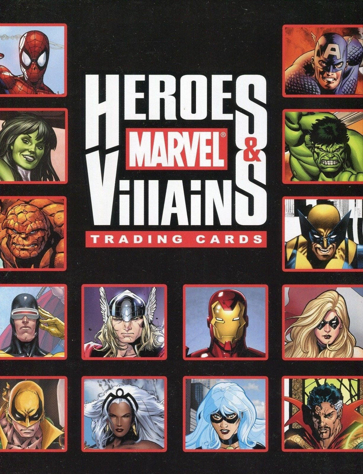 marvel trading card binder Heroes & Villains Album / with Promo Card P — Quantity:100 Pack (full case) Modern Horizon 3 The binder is not Pokemon Dragon Majesty Sealed