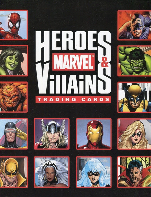Marvel Heroes & Villains Trading Card Album / Binder with Promo Card P3   - TvMovieCards.com