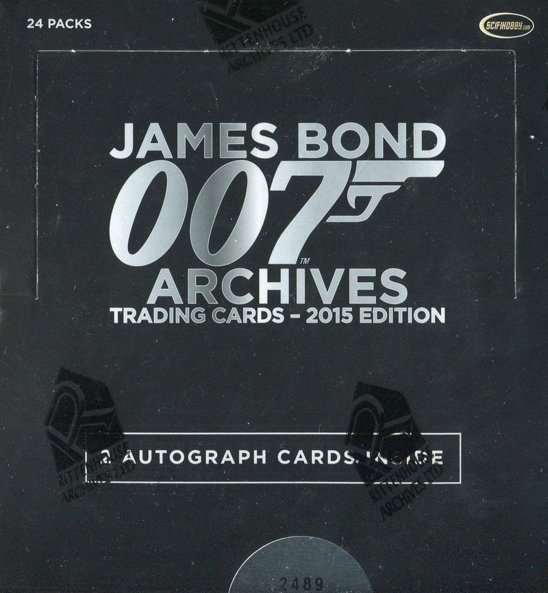James Bond Archives 2015 Edition Card Box 24 Packs Rittenhouse   - TvMovieCards.com