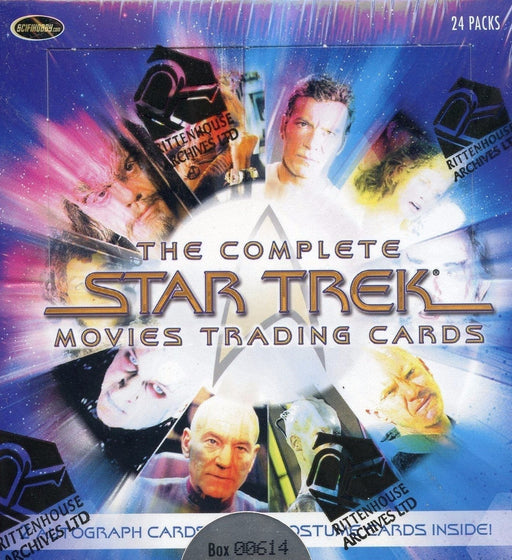 Star Trek The Complete Star Trek Movies Card Box 24 Packs Rittenhouse 2007   - TvMovieCards.com