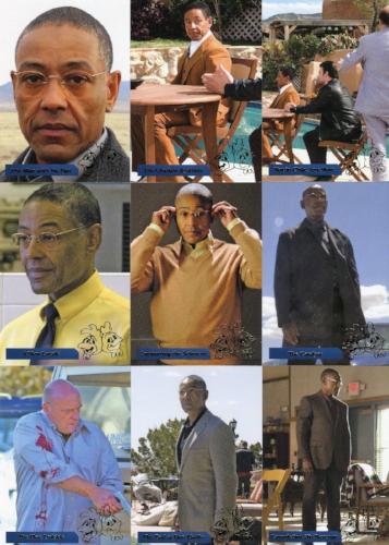 Breaking Bad Seasons 1-5 Los Pollos Hermanos Chase Card Set 9 Cards   - TvMovieCards.com