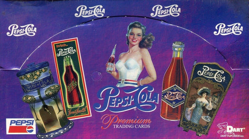 Pepsi Cola Premium Trading Card Box 30 Packs Dart Flipcards 1996   - TvMovieCards.com