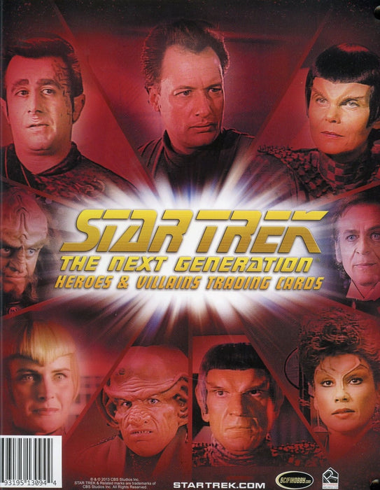 Star Trek The Next Generation TNG Heroes & Villains Empty Card Album   - TvMovieCards.com