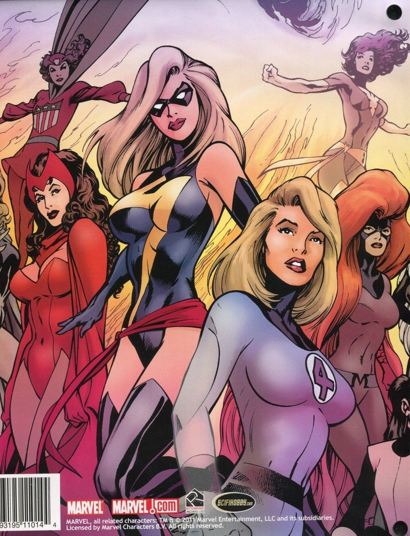 Marvel Dangerous Divas Series 1 Card Album Promo P4 2011 Rittenhouse - TvMovieCards.com