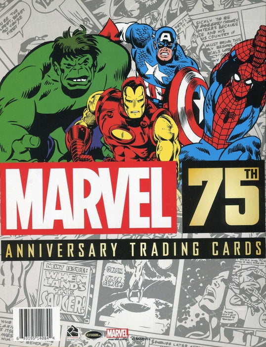 Marvel 75th Anniversary Trading Card Album with Promo P2   - TvMovieCards.com
