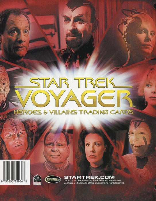 Star Trek Voyager Heroes & Villains Card Album   - TvMovieCards.com