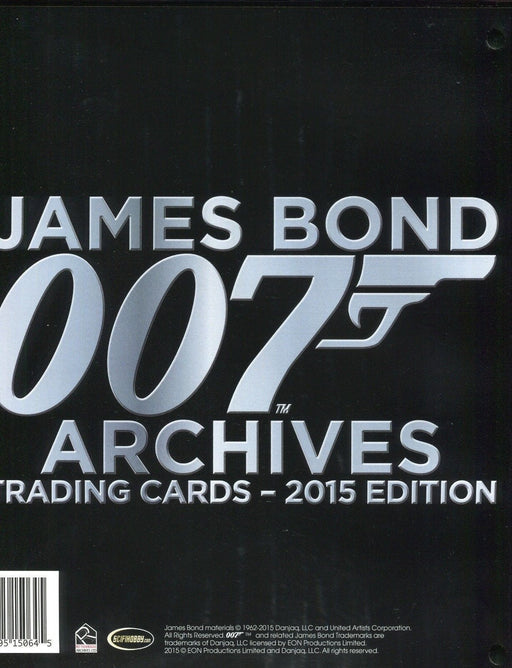 James Bond Archives 2015 Edition Card Album with Promo Card P2   - TvMovieCards.com