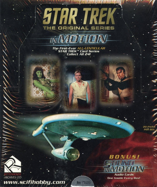 Star Trek The Original Series TOS in Motion Premiere Edition Card Box   - TvMovieCards.com
