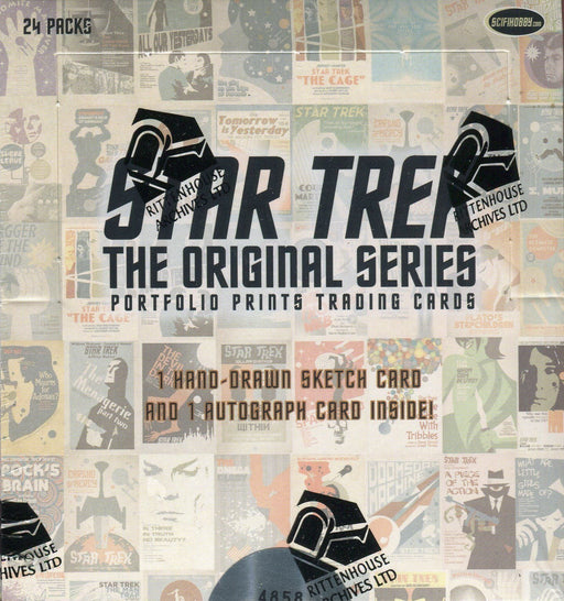Star Trek The Original Series TOS Portfolio Prints Card Box 24 Packs 2014   - TvMovieCards.com