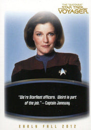 Star Trek Voyager The Quotable Star Trek Voyager Card Album with Promo Card P3   - TvMovieCards.com