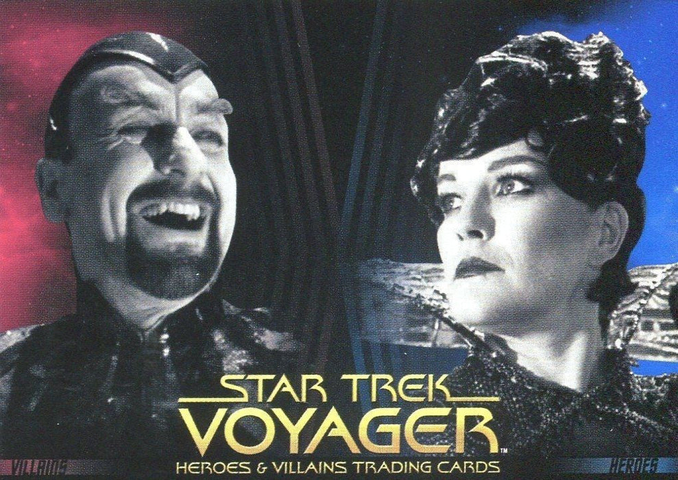 Star Trek Voyager Heroes & Villains Card Album   - TvMovieCards.com