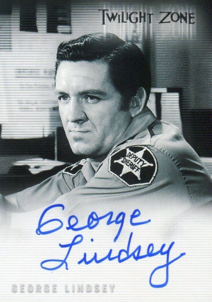 Twilight Zone 3 Shadows and Substance Card Album + A65 George Lindsey Autograph   - TvMovieCards.com