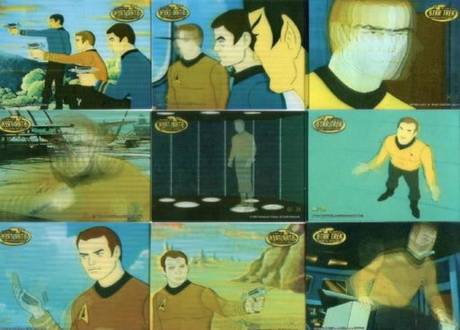 Star Trek The Complete Animated Adventures Kirk in Motion Chase Card Set   - TvMovieCards.com