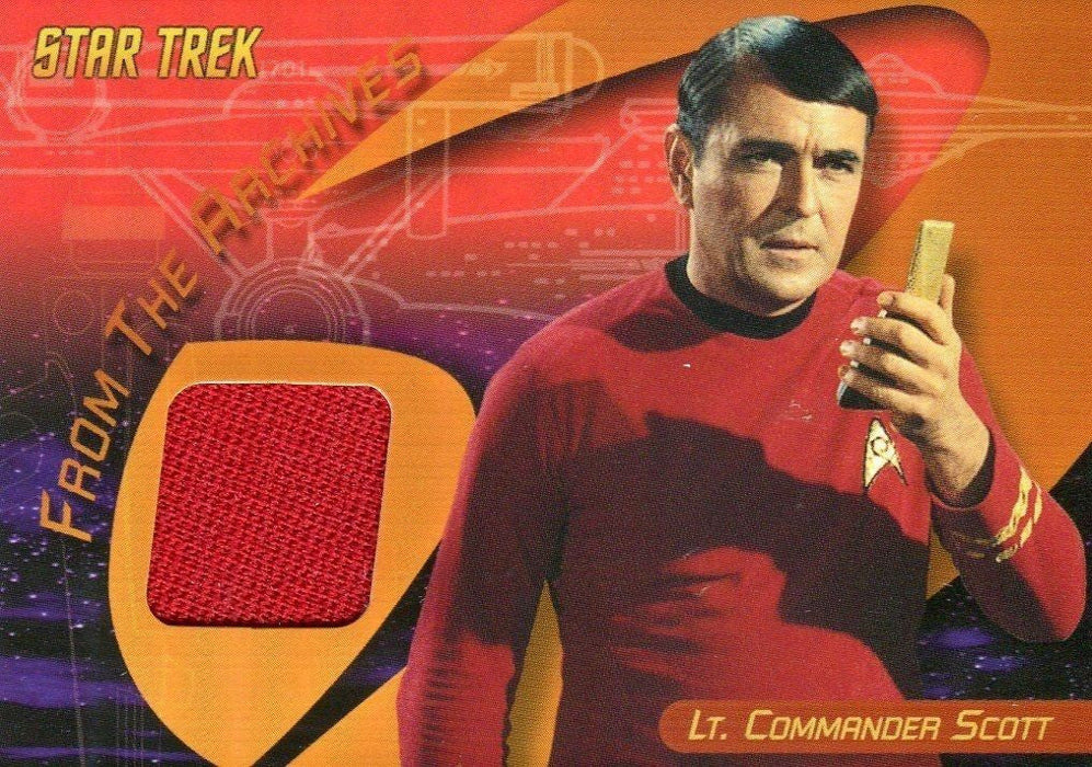 Star Trek The Original Series TOS Quotable Card Album Scott Costume Card / P3   - TvMovieCards.com