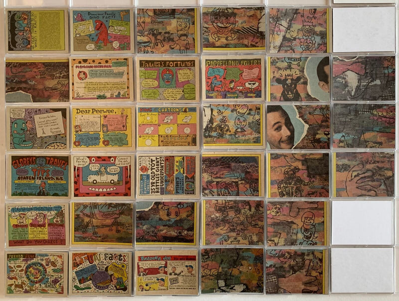 Pee Wee Herman Pee Wee's Playhouse Fun Paks Vintage Base Card Set Topps 1989   - TvMovieCards.com