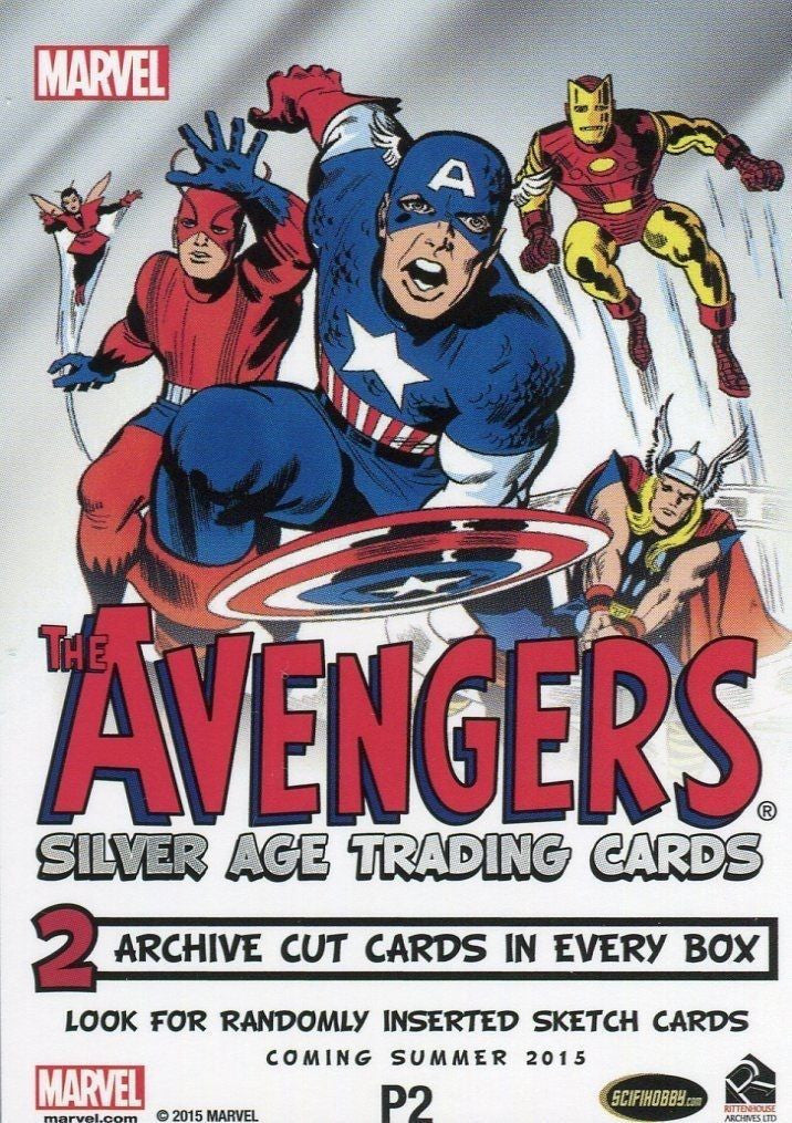 Marvel Avengers The Silver Age Trading Card Album with Promo Card P2   - TvMovieCards.com