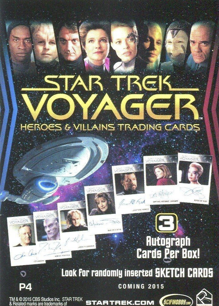 Star Trek Voyager Heroes & Villains Card Album   - TvMovieCards.com