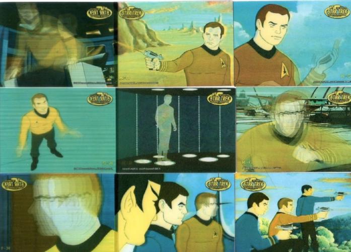 Star Trek The Complete Animated Adventures Kirk in Motion Chase Card Set   - TvMovieCards.com
