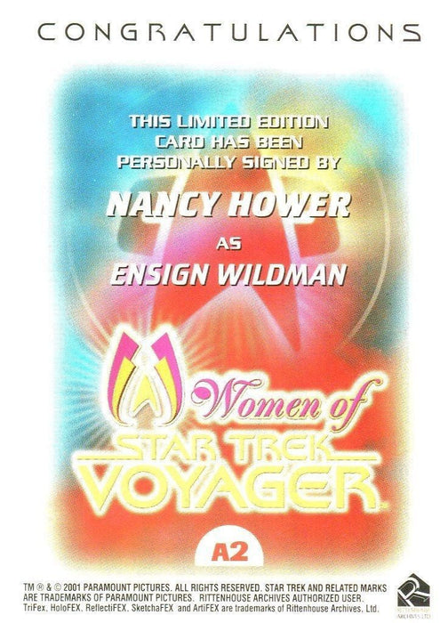 Star Trek Voyager The Women of Voyager Holofex Card Album with Autograph / Promo   - TvMovieCards.com