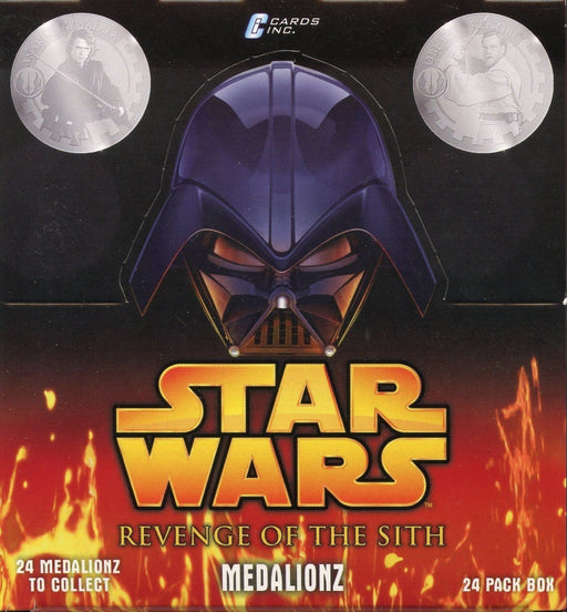 Star Wars Revenge of the Sith Medalionz Card Box 24 Packs Cards Inc. 2005   - TvMovieCards.com