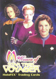 Star Trek Voyager The Women of Voyager Holofex Card Album with Autograph / Promo   - TvMovieCards.com