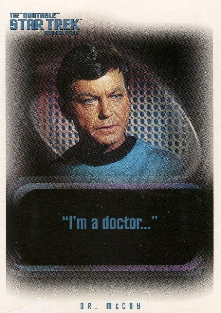 Star Trek The Original Series TOS Quotable Card Album Scott Costume Card / P3   - TvMovieCards.com
