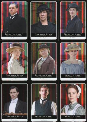 Downton Abbey Seasons 1 & 2 Downstairs Chase Card Set 14 Cards   - TvMovieCards.com