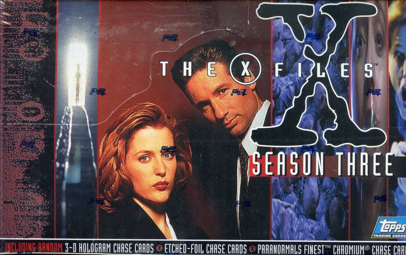 X-Files Season 3 Three Trading Card Box 36 Packs Topps 1996 Factory Sealed   - TvMovieCards.com