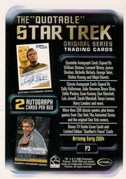 Star Trek The Original Series TOS Quotable Card Album Scott Costume Card / P3   - TvMovieCards.com