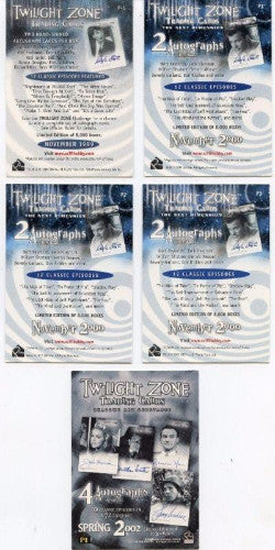 Twilight Zone Series 1-3 Promo Card Lot 5 Cards   - TvMovieCards.com