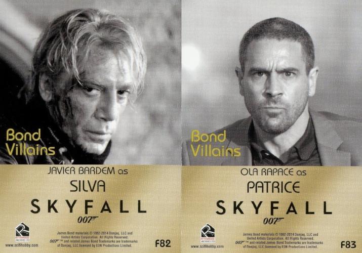 James Bond Archives 2014 Edition Skyfall Expansion Card Set 19 Cards   - TvMovieCards.com