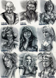 Xena Art & Images Douglas Shuler Artifex 9 Chase Card Set IA1 - IA9   - TvMovieCards.com