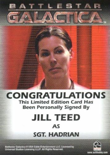 Battlestar Galactica Season One Jill Teed Autograph Card   - TvMovieCards.com